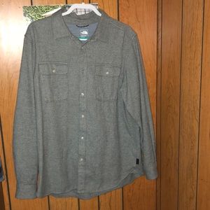 Grey NorthFace button up
